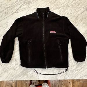 black men’s large north end vintage fleece zip up